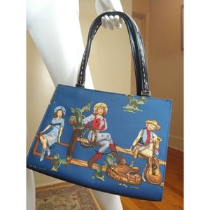 REDUCED 25% TODAY ONLY Rhinestones Cowgirl Purse